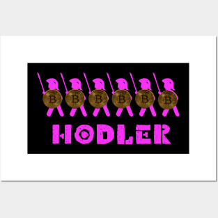 Bitcoin Hodler Posters and Art